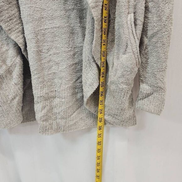 Barefoot Dreams Cozychic Lite Knit Beige Cardigan XS/S Style #452 Soft Comfort - Picture 3 of 6